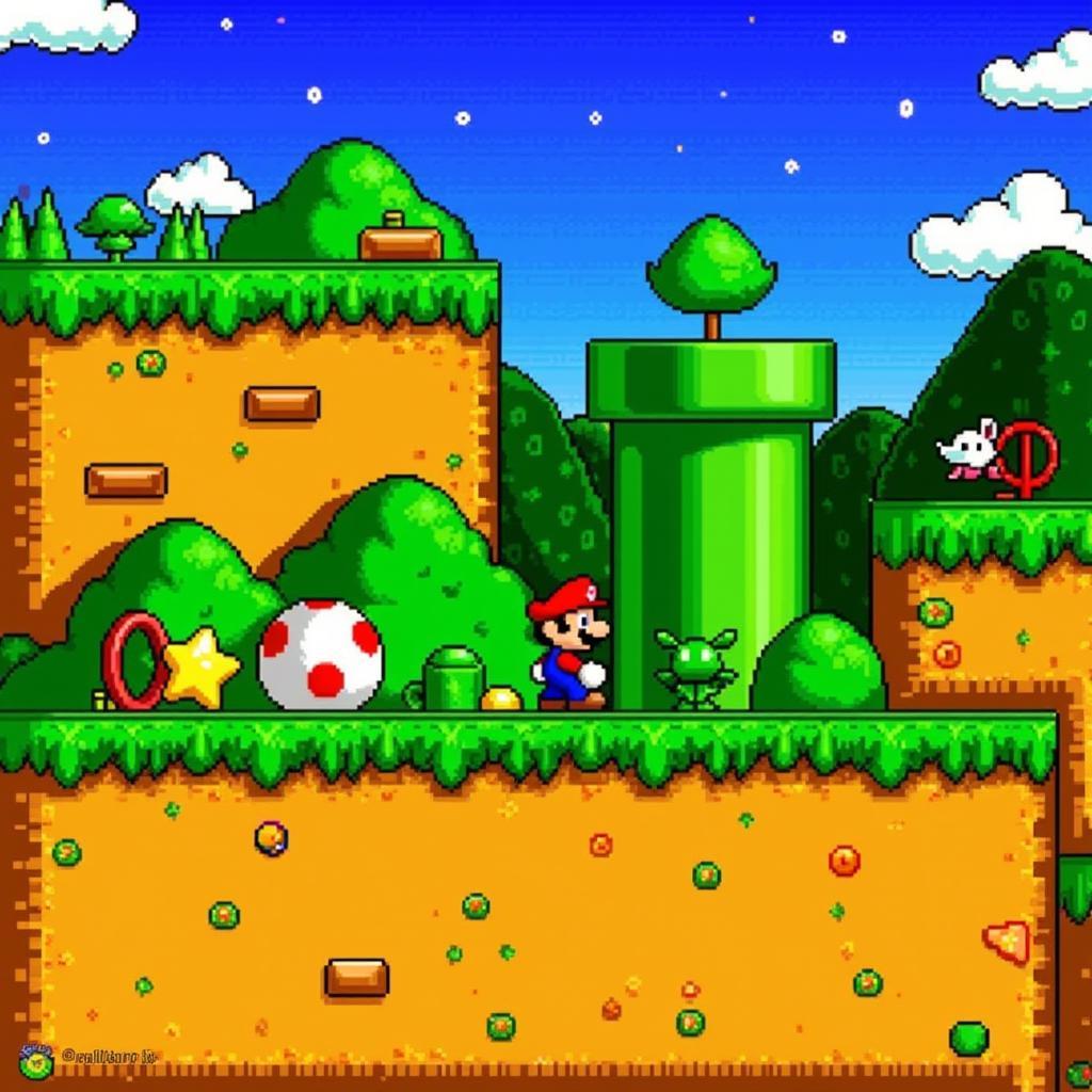 Mario 64 ROM Hack Screenshot