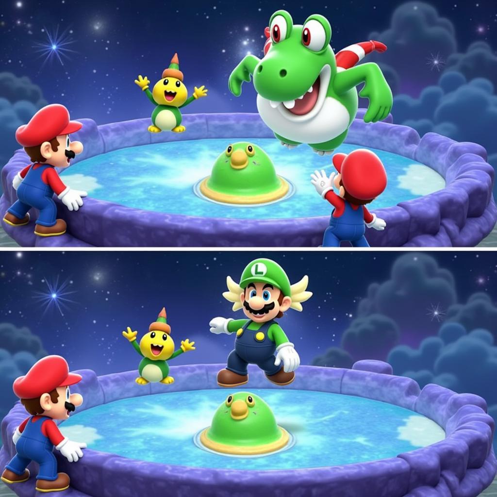 Mario and Luigi Dream Team Gameplay Screenshot