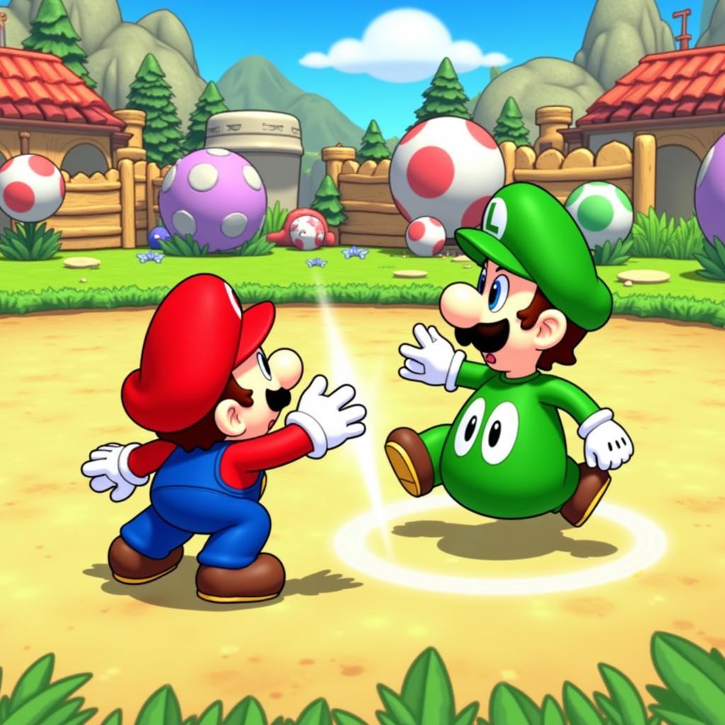 Mario & Luigi Superstar Saga Gameplay Screenshot