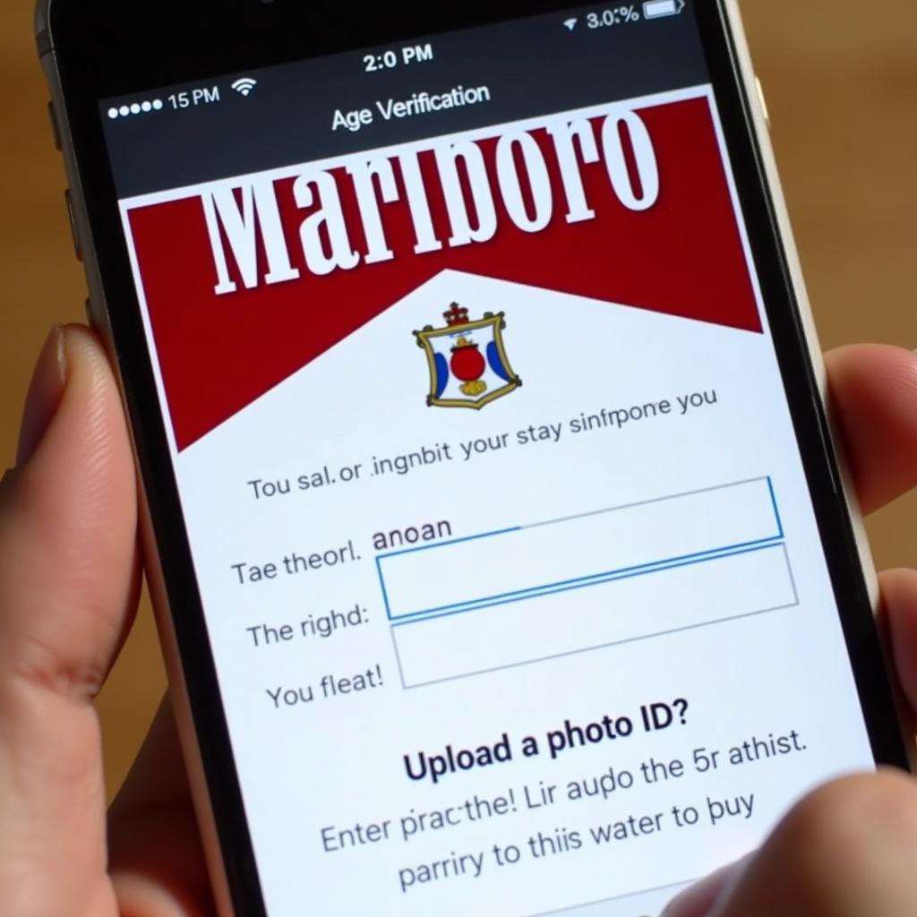Marlboro App Age Verification