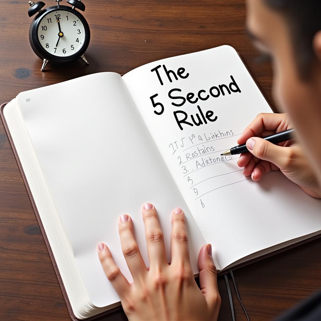 Mel Robbins Journal and the 5 Second Rule