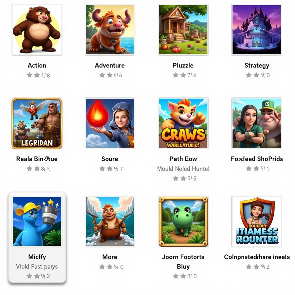 Different Game Categories Available in Milkyway App