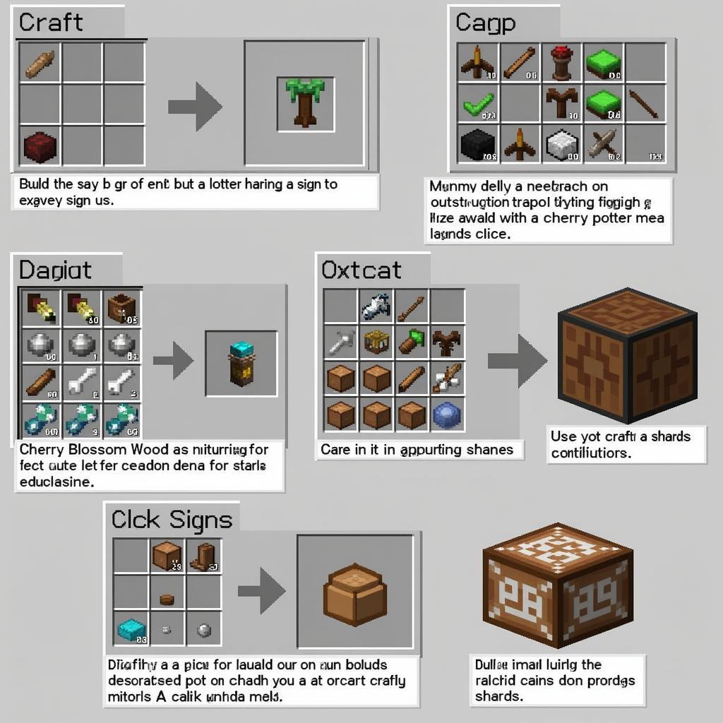 Crafting and Building in Minecraft v1.20