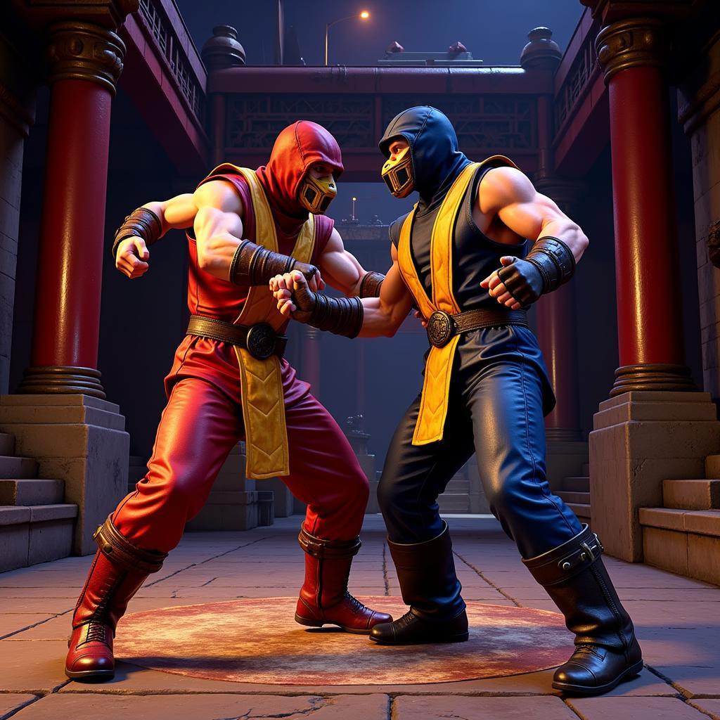 Mortal Kombat 2 Remix Gameplay Screenshot