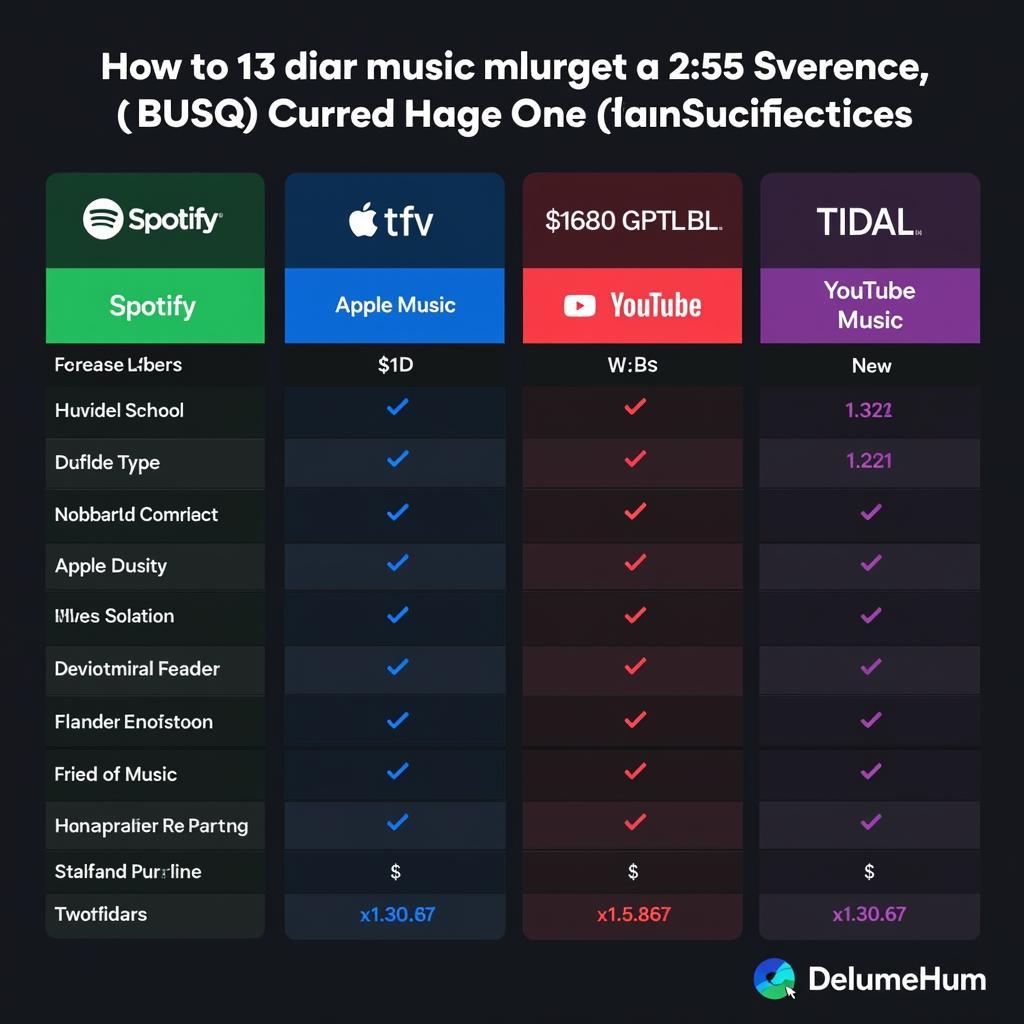 Comparing Music Streaming Platforms