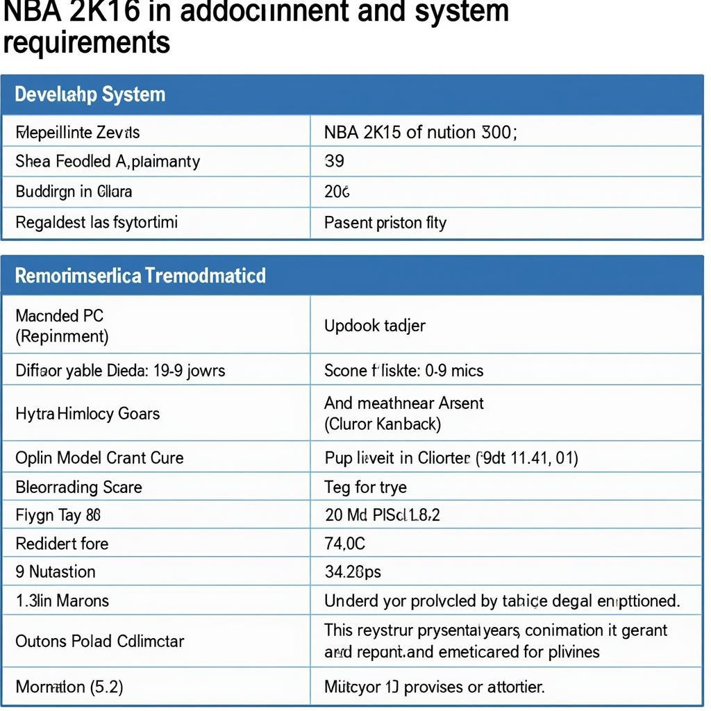 NBA 2K16 PC System Requirements