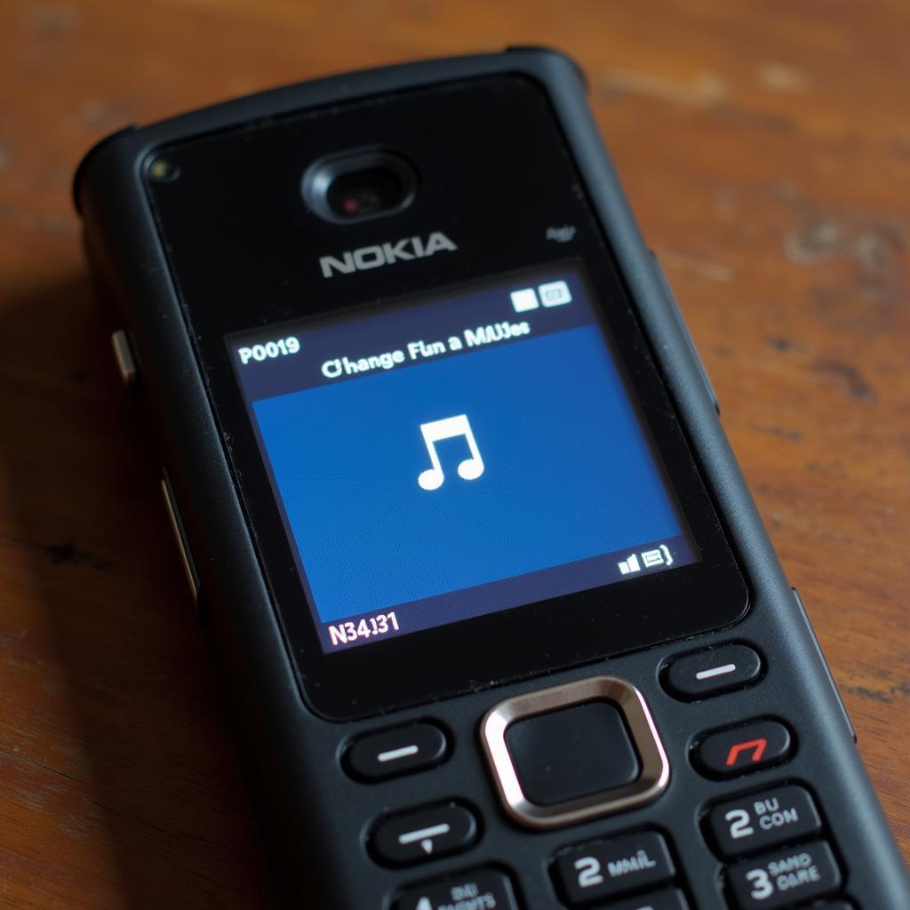 Classic Nokia Monophonic Ringtone on a Phone Screen