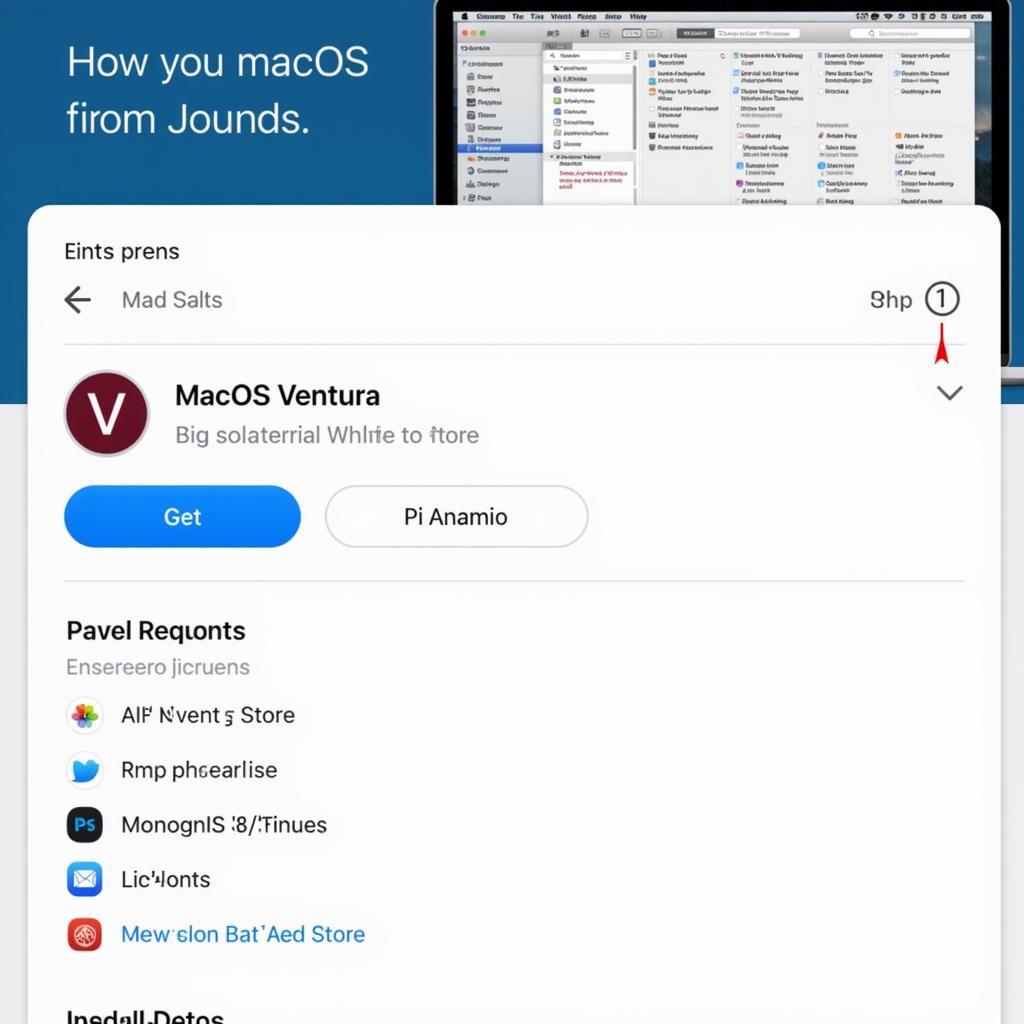 Downloading macOS Ventura from the App Store