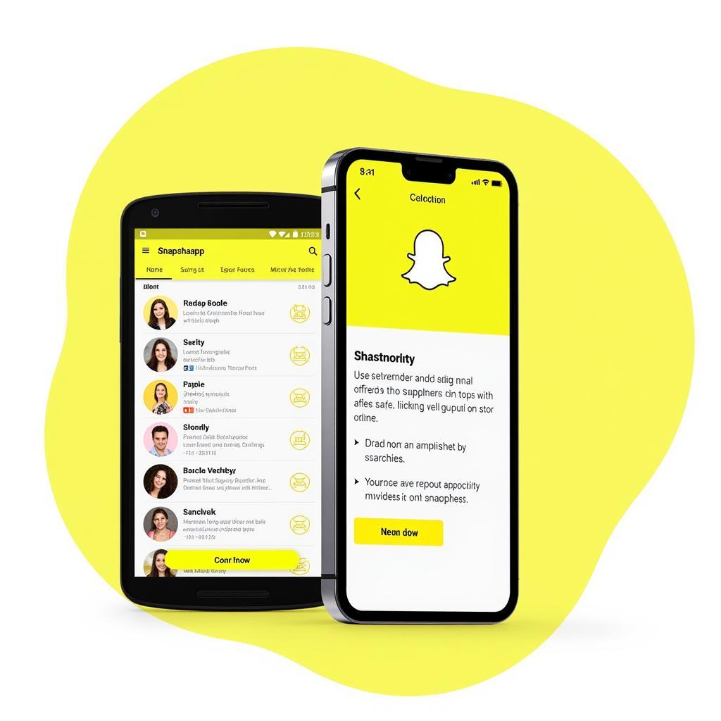 Official Snapchat App Interface