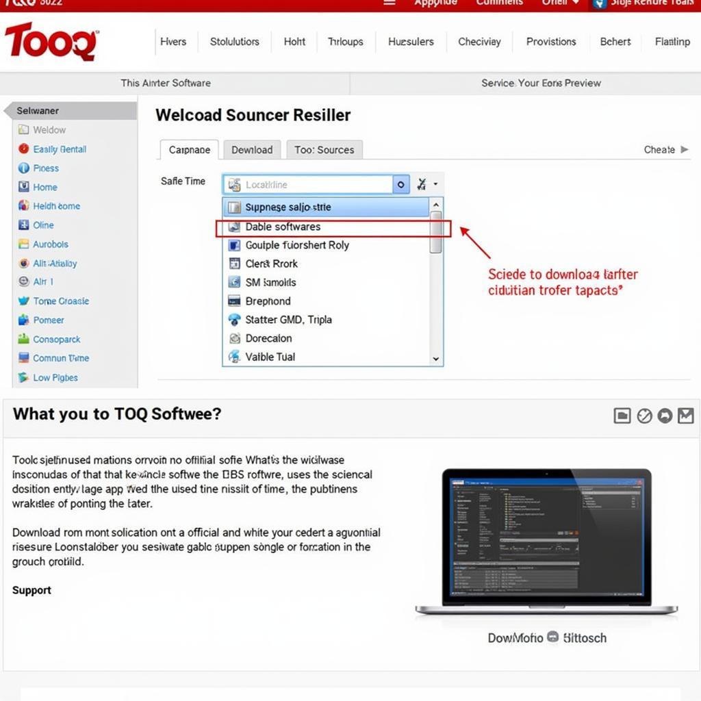 Downloading Software from the Official Tooq Website