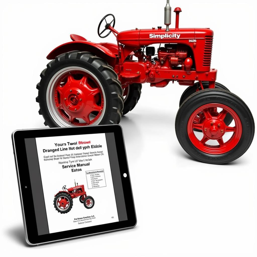 Old Simplicity Tractor Manual PDF Download