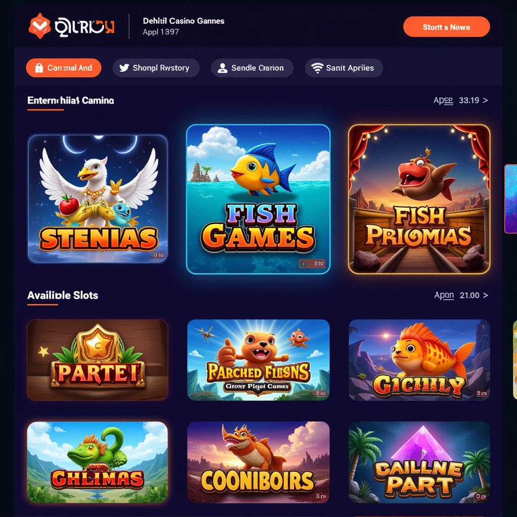 Orion Stars APK Game Selection