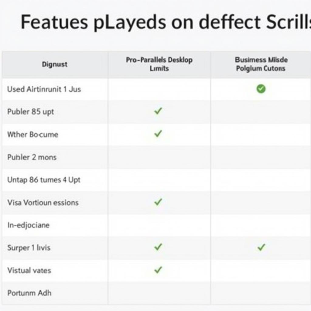 Comparing Parallels Desktop Editions