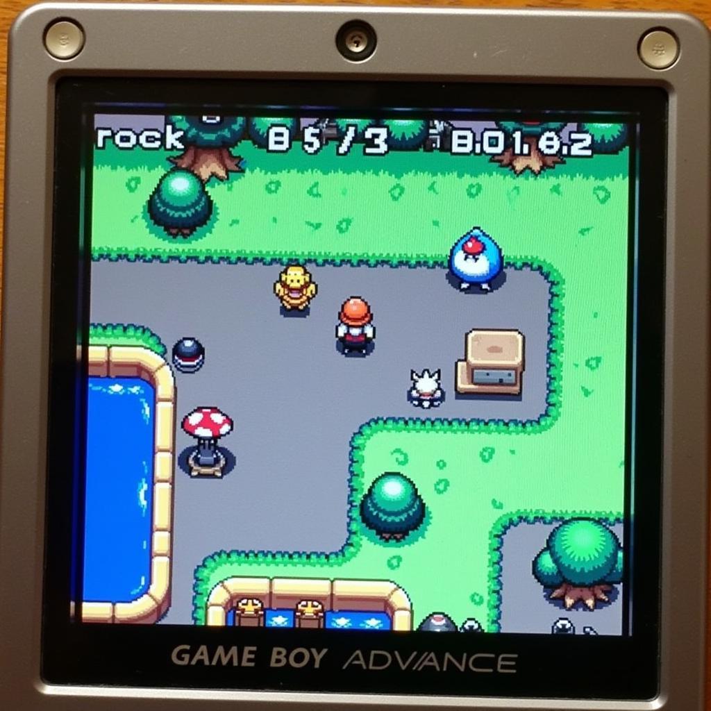 Pokemon Black and White Gameplay on GBA