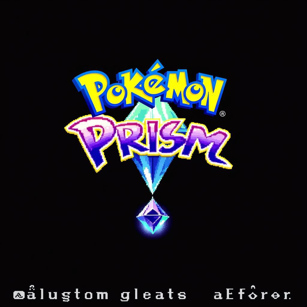 Pokemon Prism Title Screen on GBA Emulator