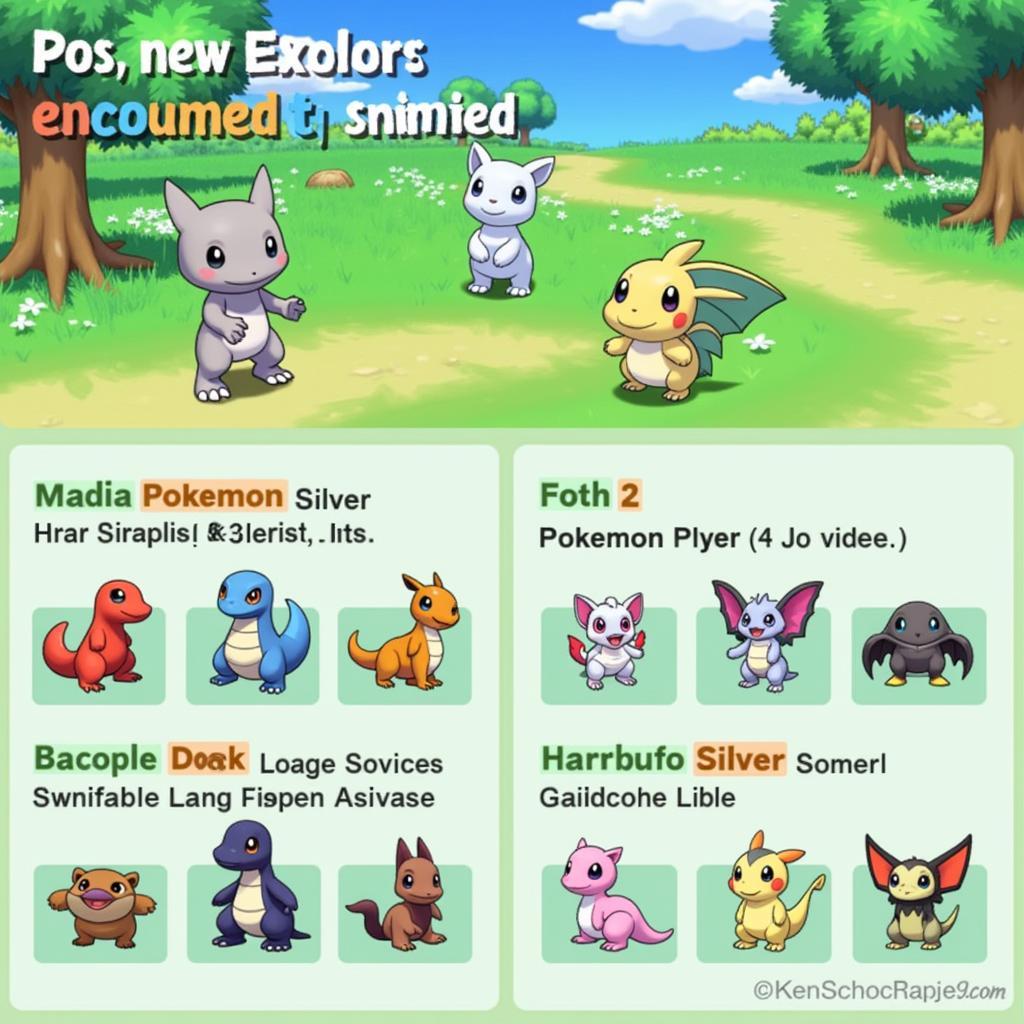 Pokemon Scorched Silver New Pokemon Encounters