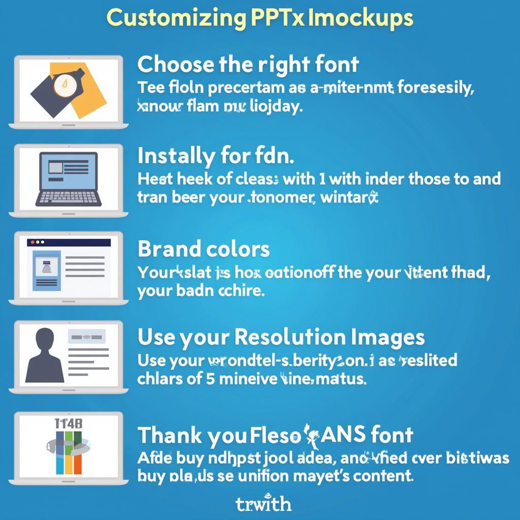 PPT Mockup Customization Tips