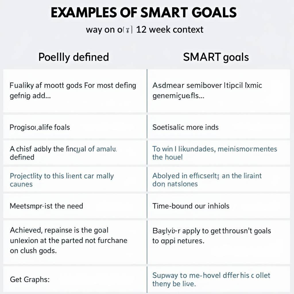 Setting SMART Goals in the 12 Week Year