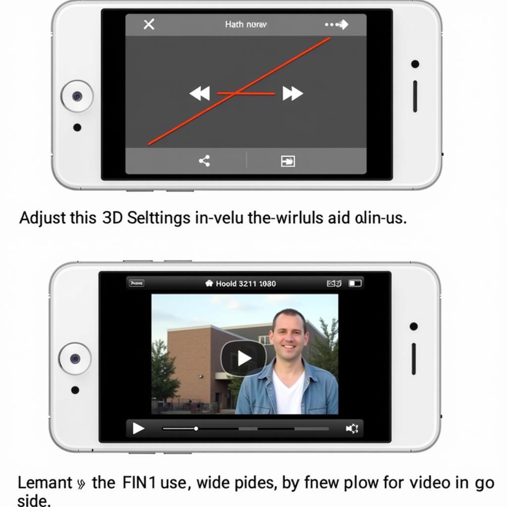 Stereoscopic Player Interface on Android Phone