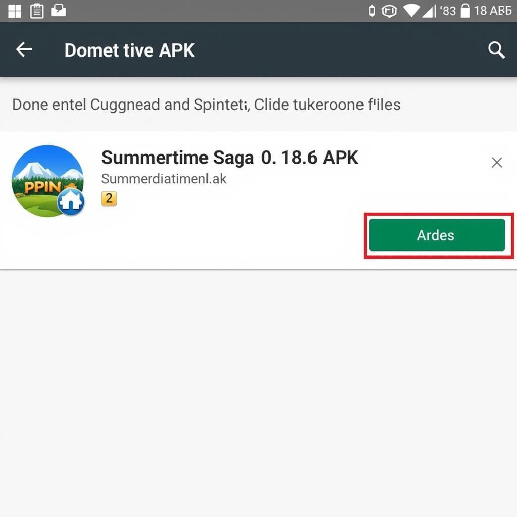 Summertime Saga 0.18.6 APK Download on Android Screenshot