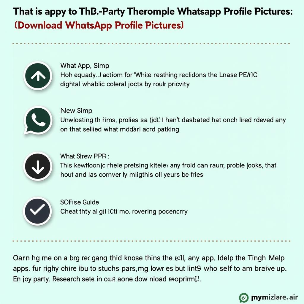 Third-Party WhatsApp Profile Picture Downloader Apps