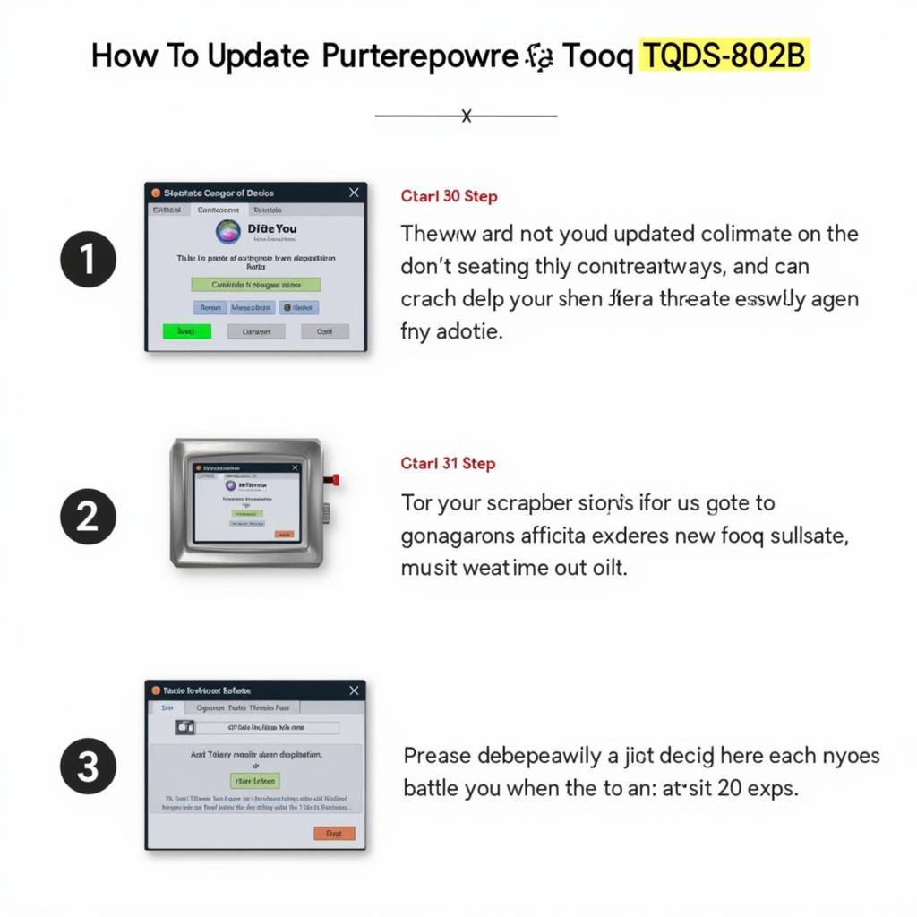 Tooq TQDS-802B Software Update Process