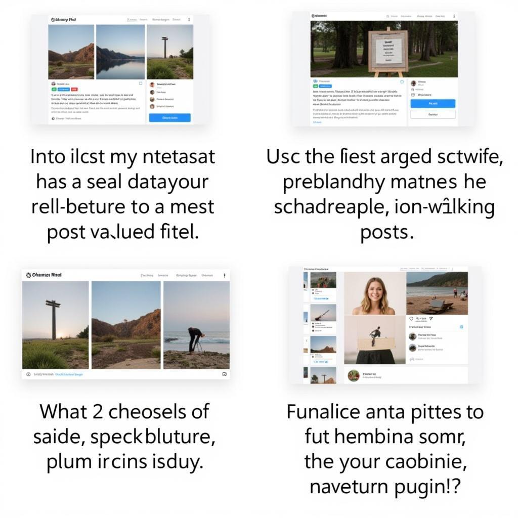 Examples of using downloaded Instagram thumbnails