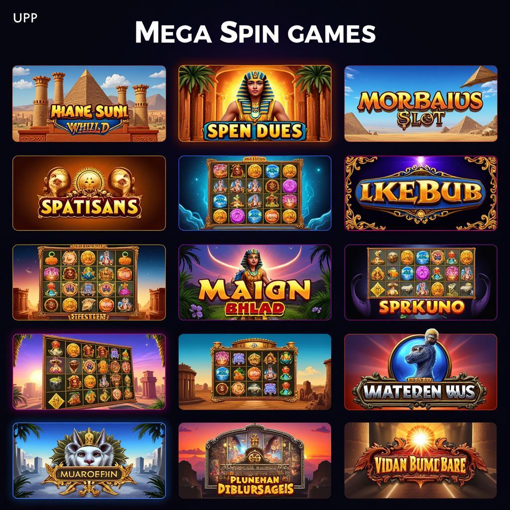 Variety of Mega Spin Slots Available in Apps