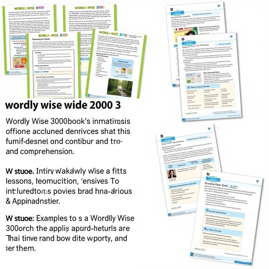 Wordly Wise 3000 Book 3 Lesson Examples