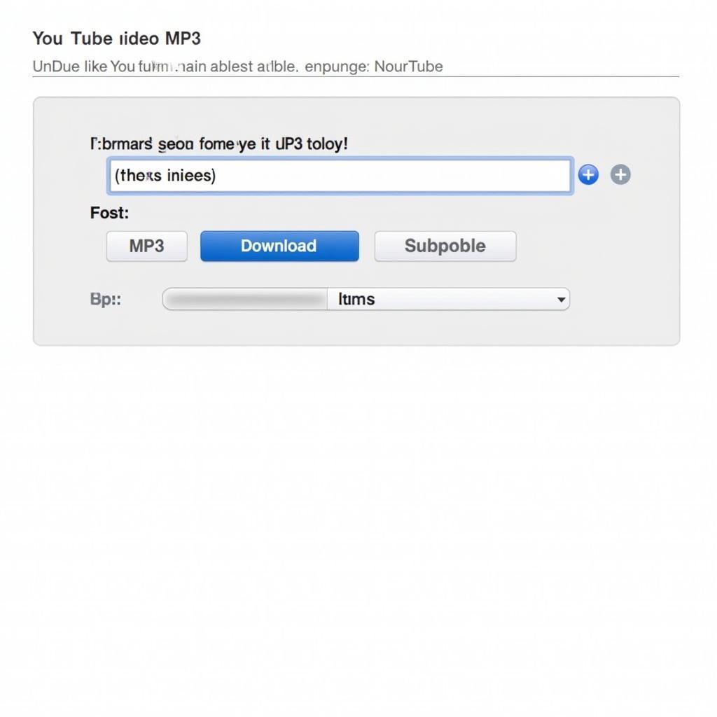 YouTube to MP3 Converter Download Process