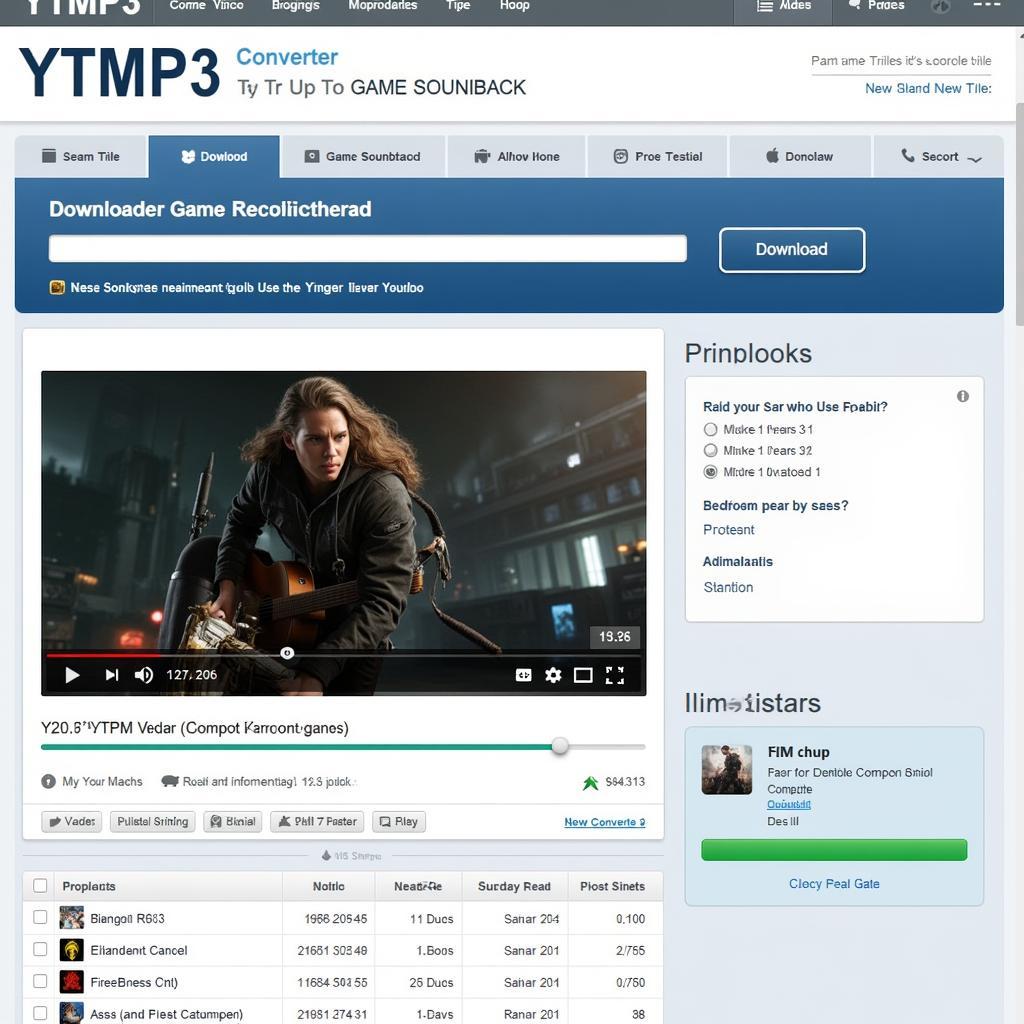 Downloading Game Soundtracks with a YTMP3 Converter